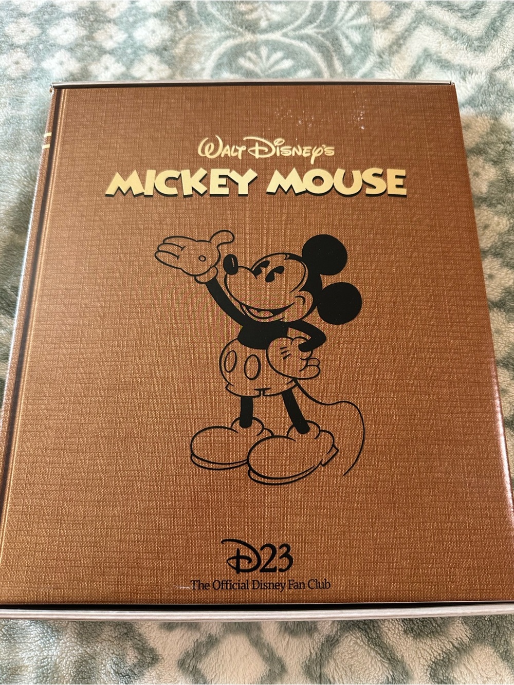Disney Mickey Mouse D23 Brown Hardcover Collector Book